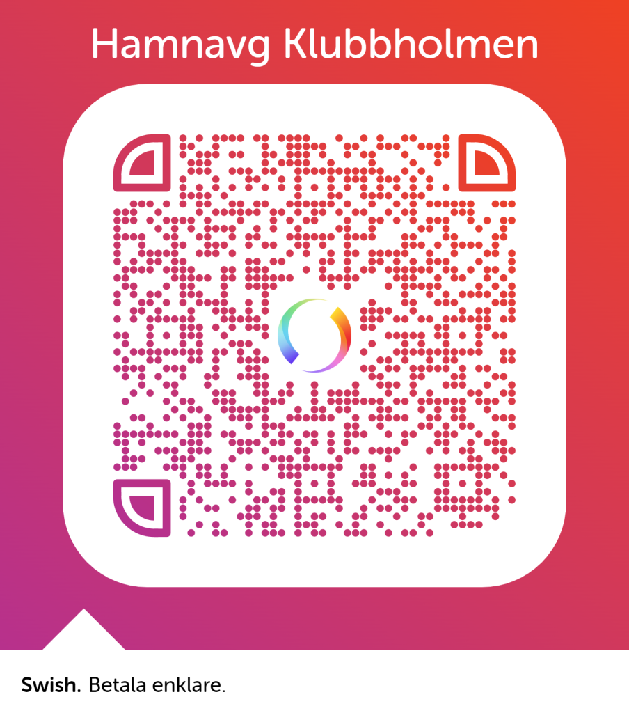 Hamnavgift Klubbholmen f gäst t medlem inkl el